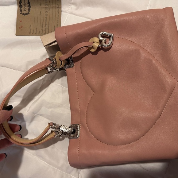 Brighton Pink Leather Handbag - Picture 2 of 7